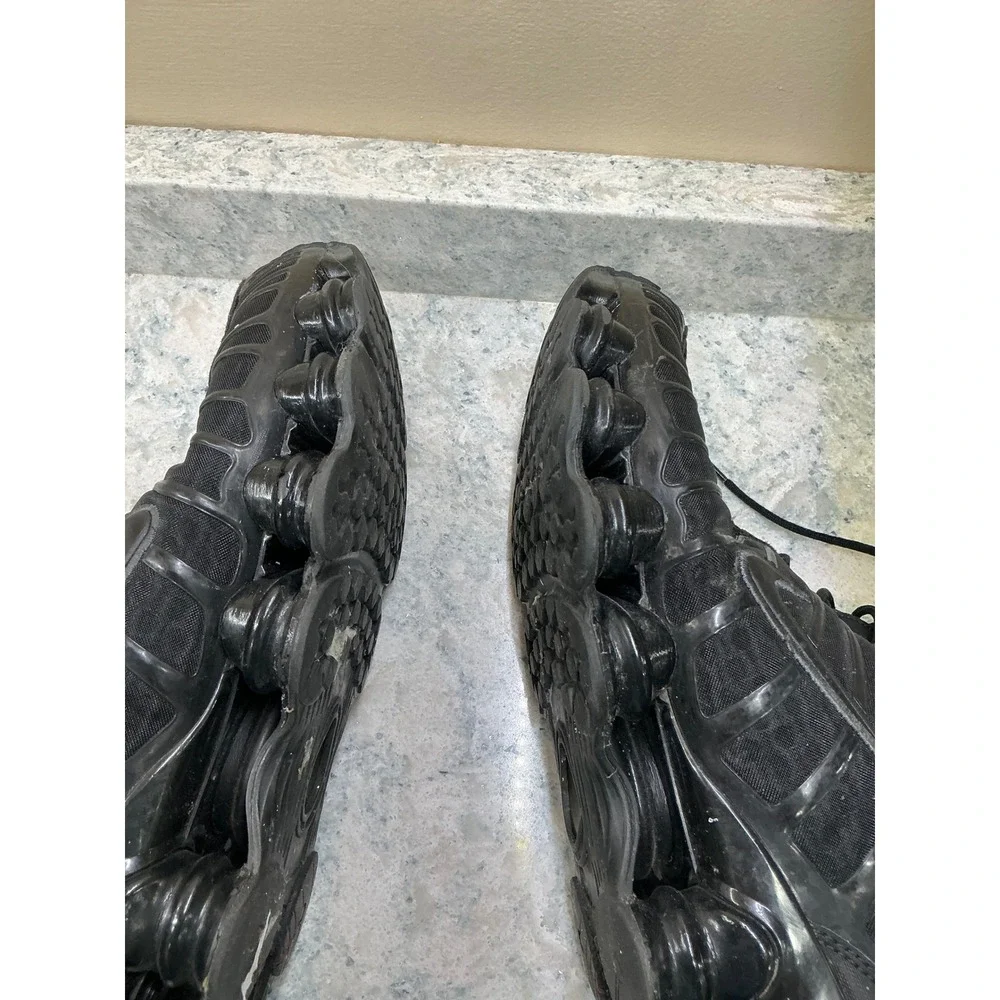 Nike Sneakers Shox TL 13 Black Triple Black AV3595-002 TPU Cage Low Top